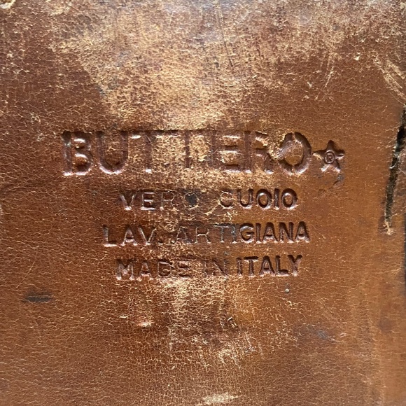 Buttero Python Snakeskin Boots Brown - Picture 6 of 7